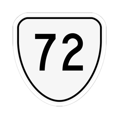 Virginia 72 1956 (Virginia) (Road Sign) STICKER Vinyl Kiss-Cut Decal 6 Inch White - The Sticker Space