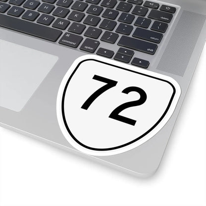 Virginia 72 1956 (Virginia) (Road Sign) STICKER Vinyl Kiss-Cut Decal - The Sticker Space