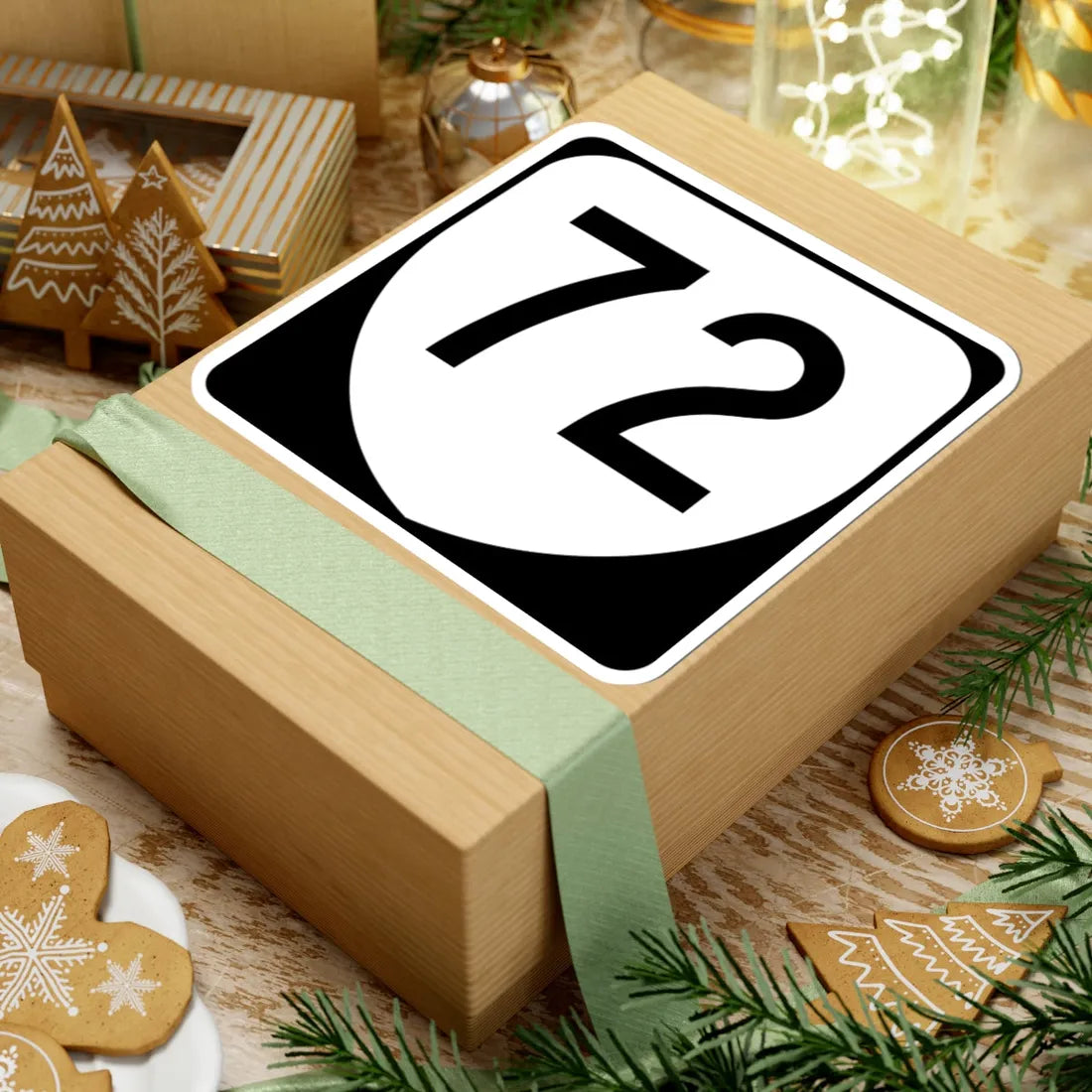 Virginia 72 (Virginia) (Road Sign) STICKER Vinyl Kiss-Cut Decal - The Sticker Space