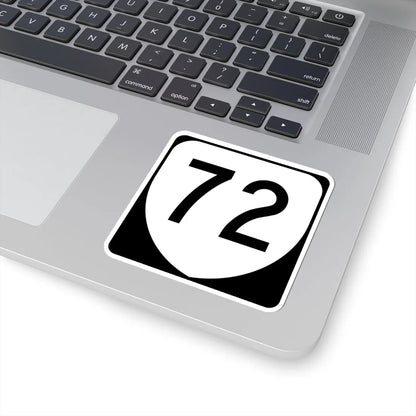 Virginia 72 (Virginia) (Road Sign) STICKER Vinyl Kiss-Cut Decal - The Sticker Space