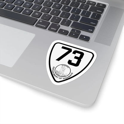 Virginia 73 1924 (Virginia) (Road Sign) STICKER Vinyl Kiss-Cut Decal - The Sticker Space