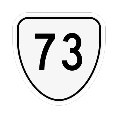 Virginia 73 1956 (Virginia) (Road Sign) STICKER Vinyl Kiss-Cut Decal 4 Inch White - The Sticker Space