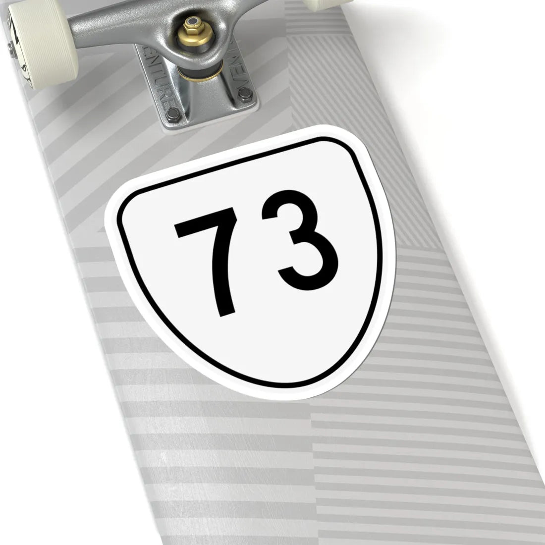 Virginia 73 1956 (Virginia) (Road Sign) STICKER Vinyl Kiss-Cut Decal - The Sticker Space