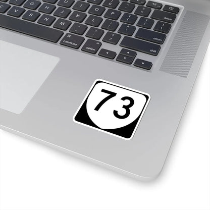 Virginia 73 (Virginia) (Road Sign) STICKER Vinyl Kiss-Cut Decal - The Sticker Space