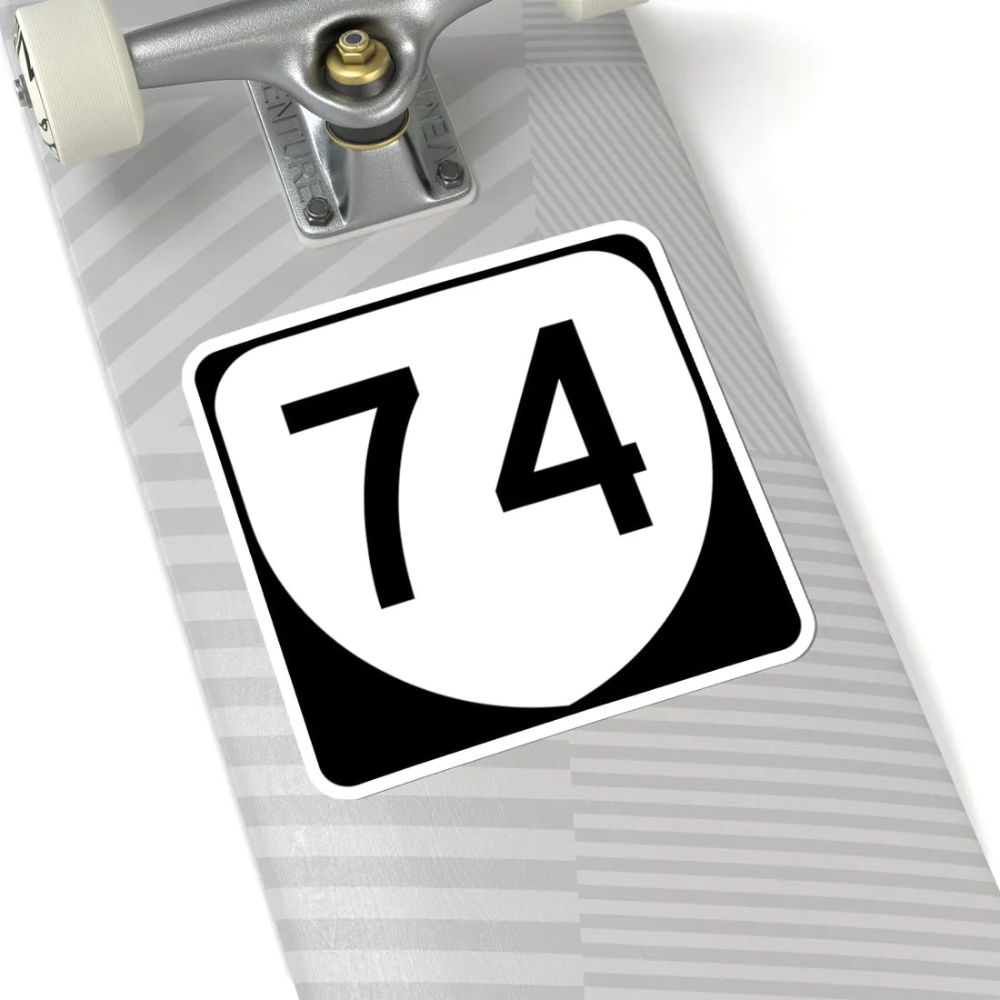 Virginia 74 (Virginia) (Road Sign) STICKER Vinyl Kiss-Cut Decal - The Sticker Space