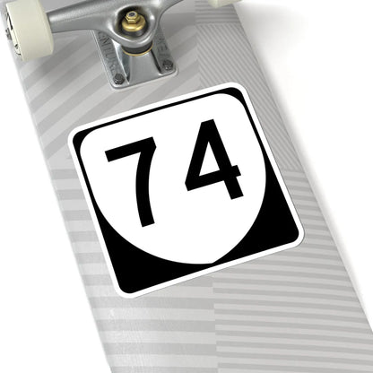 Virginia 74 (Virginia) (Road Sign) STICKER Vinyl Kiss-Cut Decal - The Sticker Space