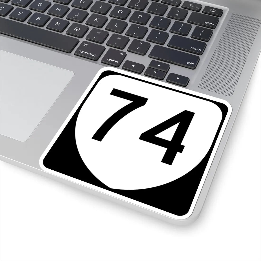 Virginia 74 (Virginia) (Road Sign) STICKER Vinyl Kiss-Cut Decal - The Sticker Space