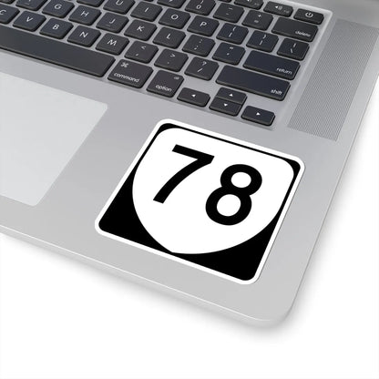 Virginia 78 (Virginia) (Road Sign) STICKER Vinyl Kiss-Cut Decal - The Sticker Space