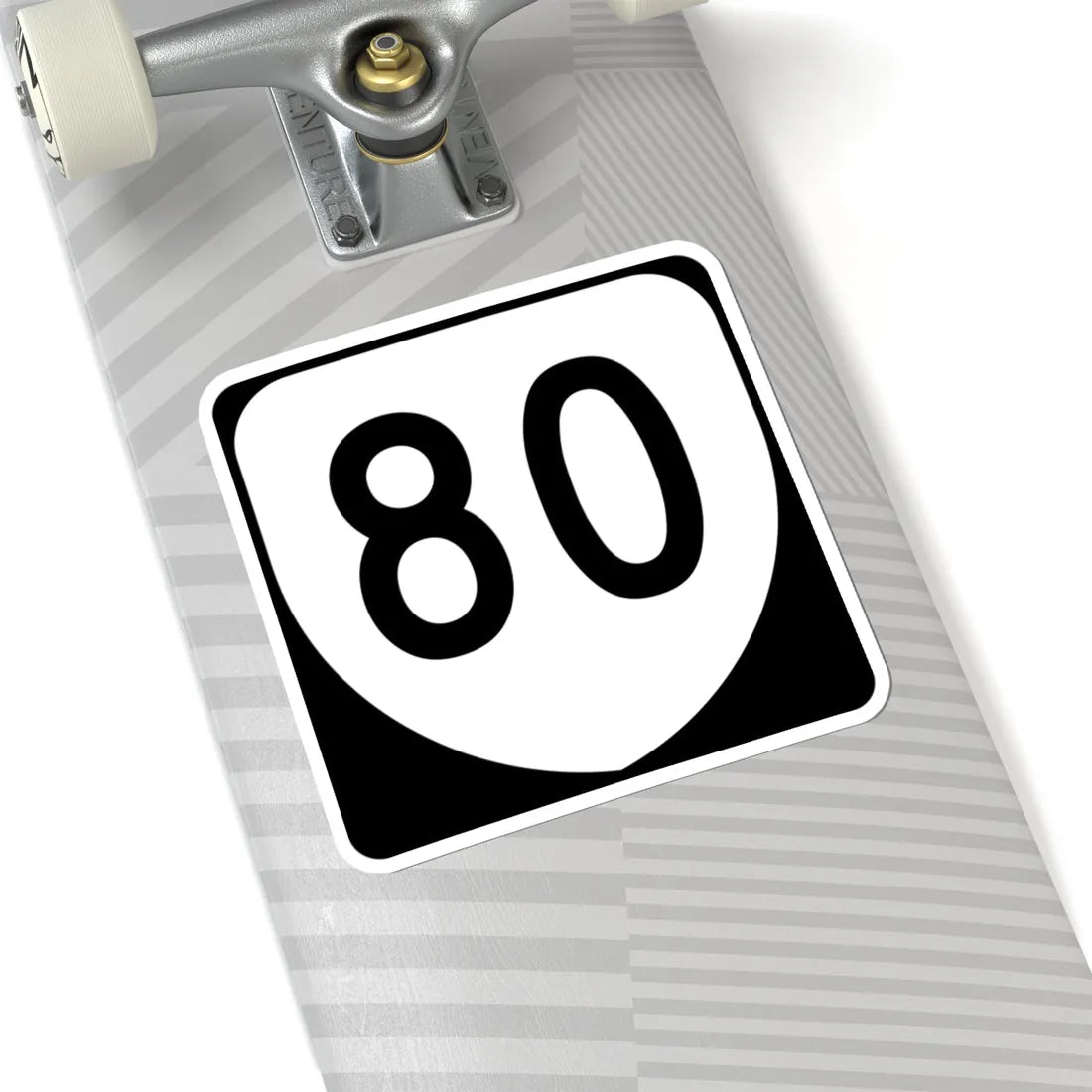 Virginia 80 (Virginia) (Road Sign) STICKER Vinyl Kiss-Cut Decal - The Sticker Space