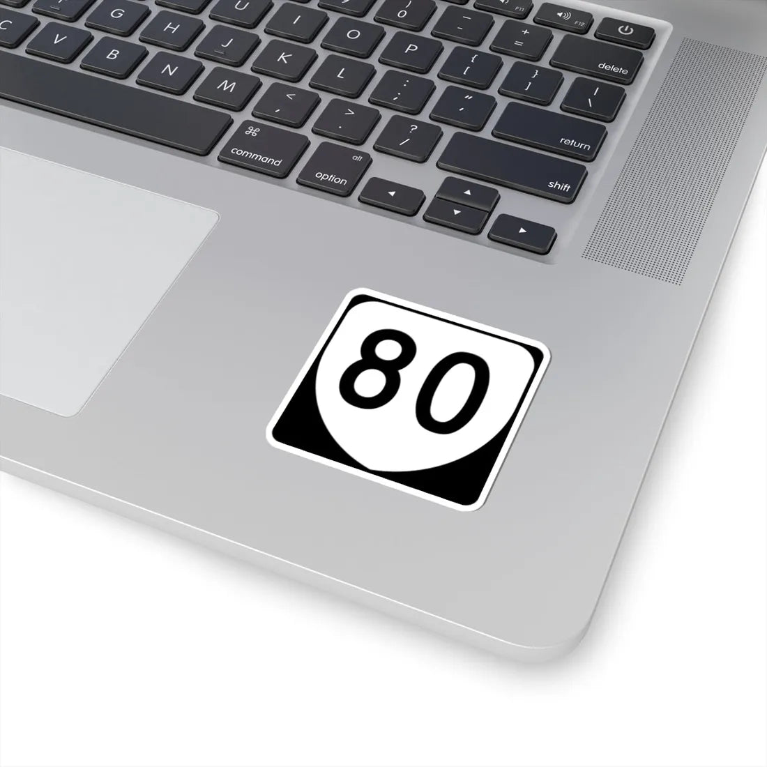 Virginia 80 (Virginia) (Road Sign) STICKER Vinyl Kiss-Cut Decal - The Sticker Space