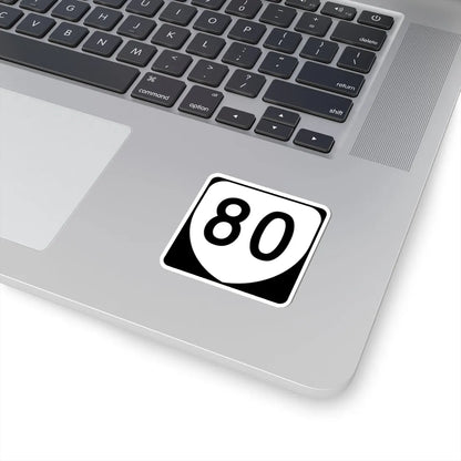 Virginia 80 (Virginia) (Road Sign) STICKER Vinyl Kiss-Cut Decal - The Sticker Space