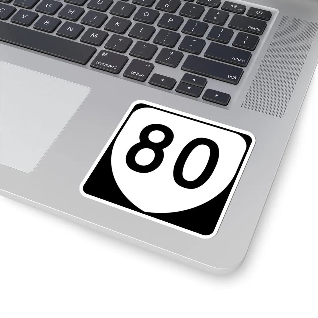 Virginia 80 (Virginia) (Road Sign) STICKER Vinyl Kiss-Cut Decal - The Sticker Space