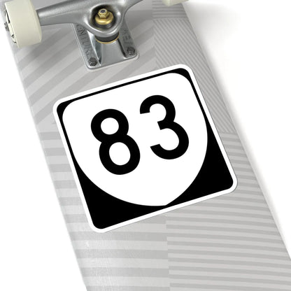 Virginia 83 (Virginia) (Road Sign) STICKER Vinyl Kiss-Cut Decal - The Sticker Space