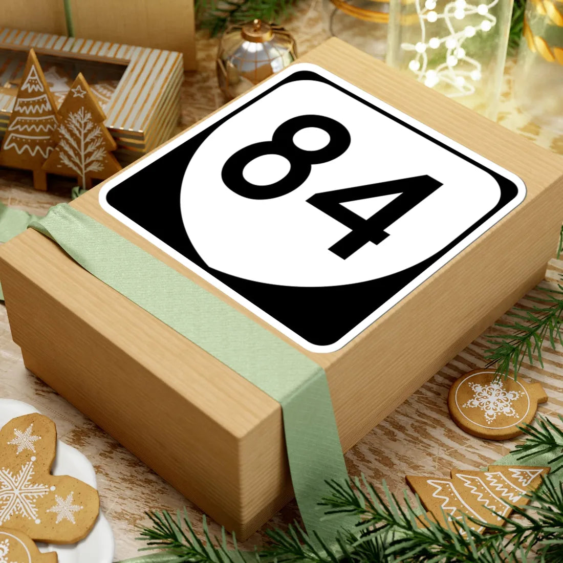 Virginia 84 (Virginia) (Road Sign) STICKER Vinyl Kiss-Cut Decal - The Sticker Space