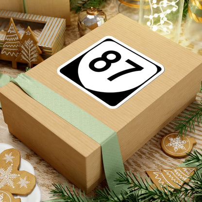 Virginia 87 (Virginia) (Road Sign) STICKER Vinyl Kiss-Cut Decal - The Sticker Space