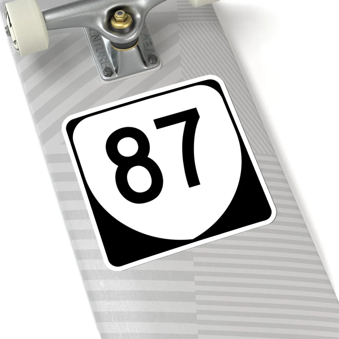 Virginia 87 (Virginia) (Road Sign) STICKER Vinyl Kiss-Cut Decal - The Sticker Space