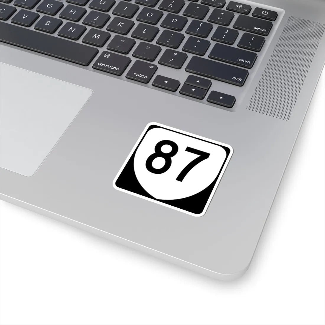 Virginia 87 (Virginia) (Road Sign) STICKER Vinyl Kiss-Cut Decal - The Sticker Space