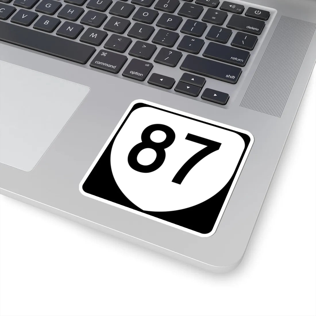 Virginia 87 (Virginia) (Road Sign) STICKER Vinyl Kiss-Cut Decal - The Sticker Space