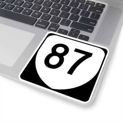Virginia 87 (Virginia) (Road Sign) STICKER Vinyl Kiss-Cut Decal - The Sticker Space