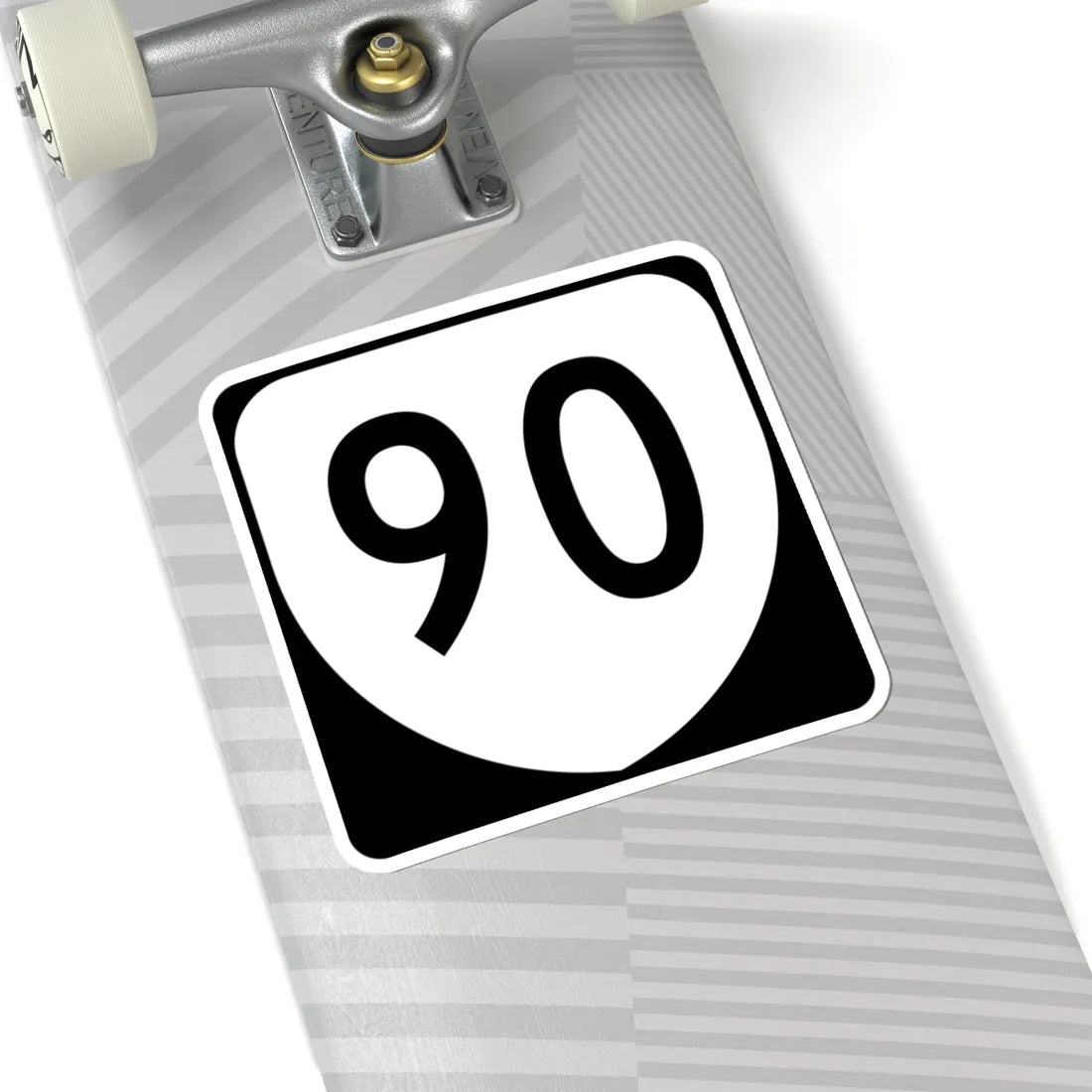 Virginia 90 (Virginia) (Road Sign) STICKER Vinyl Kiss-Cut Decal - The Sticker Space