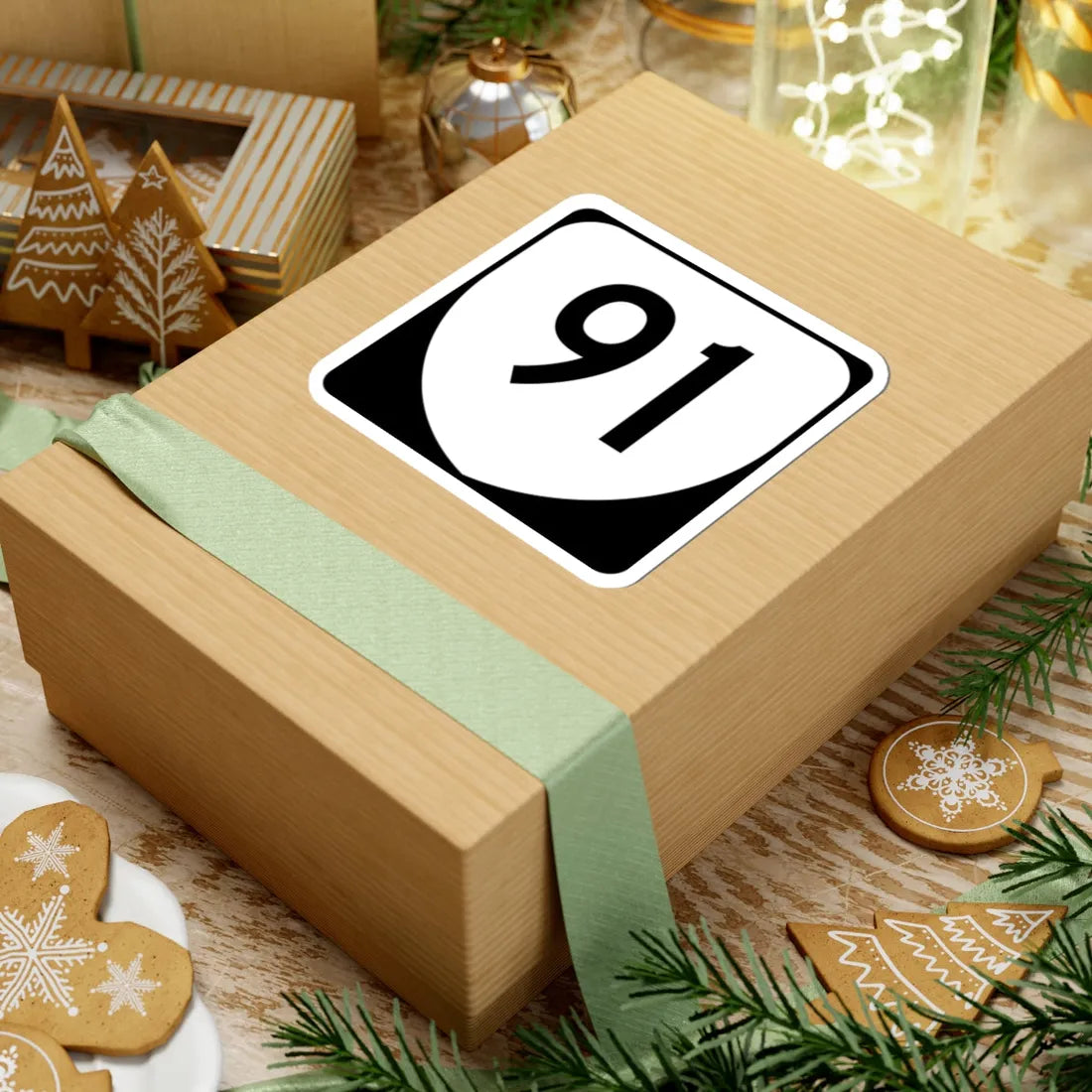 Virginia 91 (Virginia) (Road Sign) STICKER Vinyl Kiss-Cut Decal - The Sticker Space