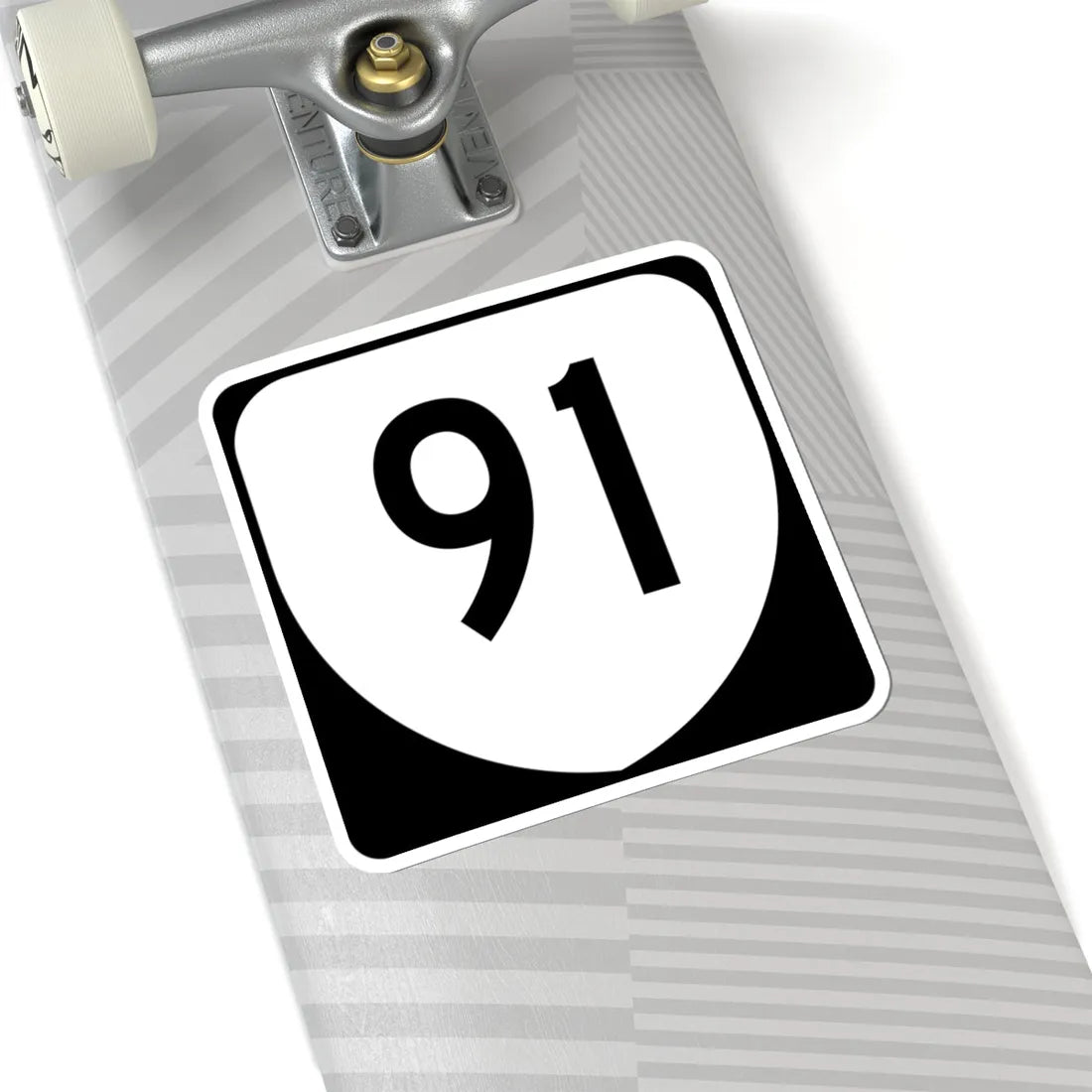 Virginia 91 (Virginia) (Road Sign) STICKER Vinyl Kiss-Cut Decal - The Sticker Space