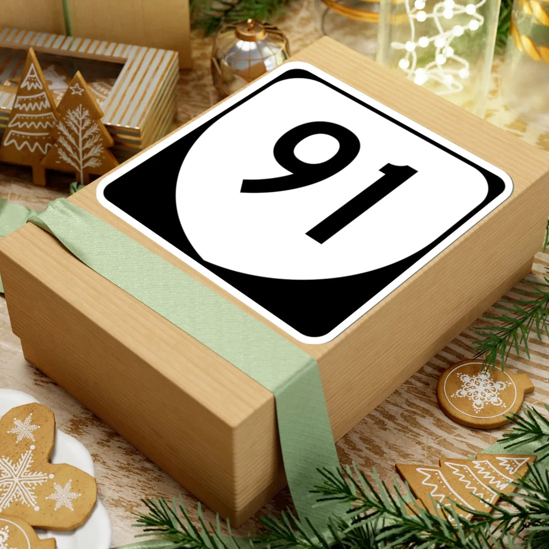 Virginia 91 (Virginia) (Road Sign) STICKER Vinyl Kiss-Cut Decal - The Sticker Space