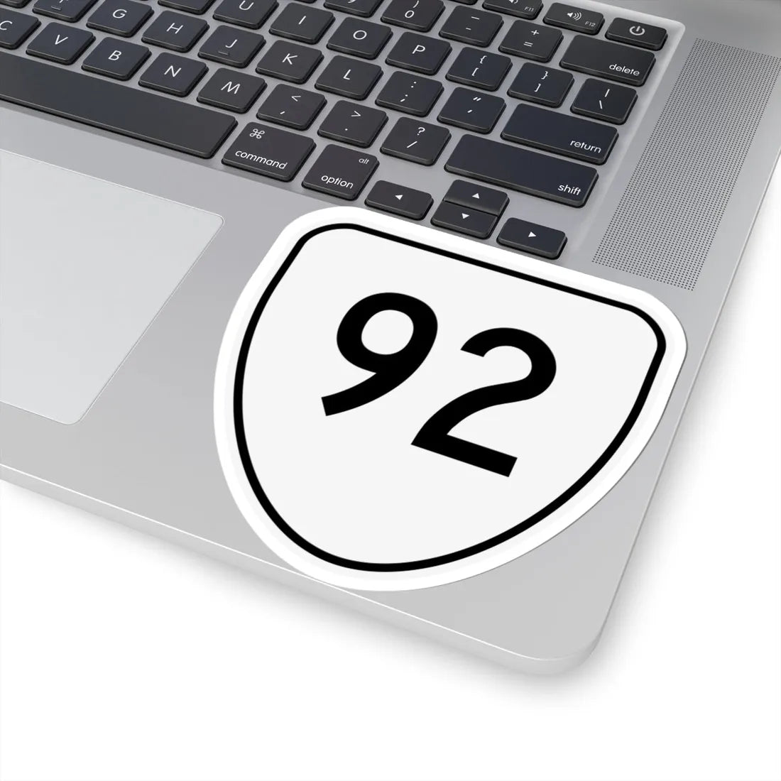 Virginia 92 1956 (Virginia) (Road Sign) STICKER Vinyl Kiss-Cut Decal - The Sticker Space