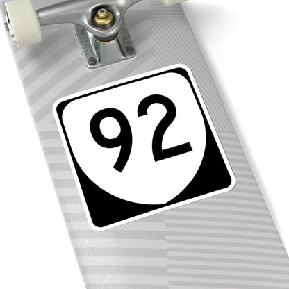 Virginia 92 (Virginia) (Road Sign) STICKER Vinyl Kiss-Cut Decal - The Sticker Space