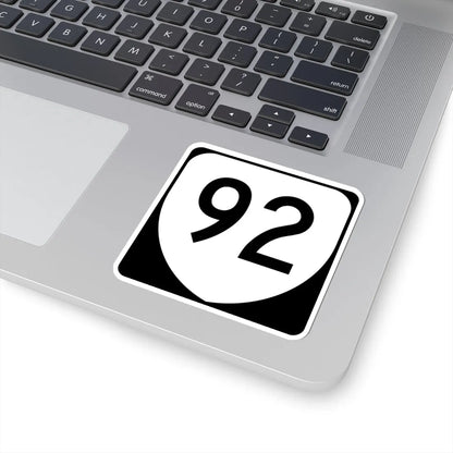 Virginia 92 (Virginia) (Road Sign) STICKER Vinyl Kiss-Cut Decal - The Sticker Space