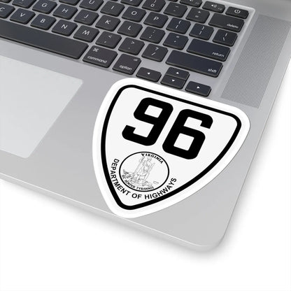 Virginia 96 1924 (Virginia) (Road Sign) STICKER Vinyl Kiss-Cut Decal - The Sticker Space
