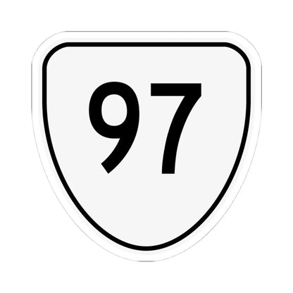 Virginia 97 1956 (Virginia) (Road Sign) STICKER Vinyl Kiss-Cut Decal 4 Inch White - The Sticker Space