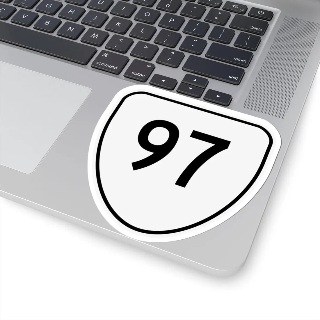 Virginia 97 1956 (Virginia) (Road Sign) STICKER Vinyl Kiss-Cut Decal - The Sticker Space