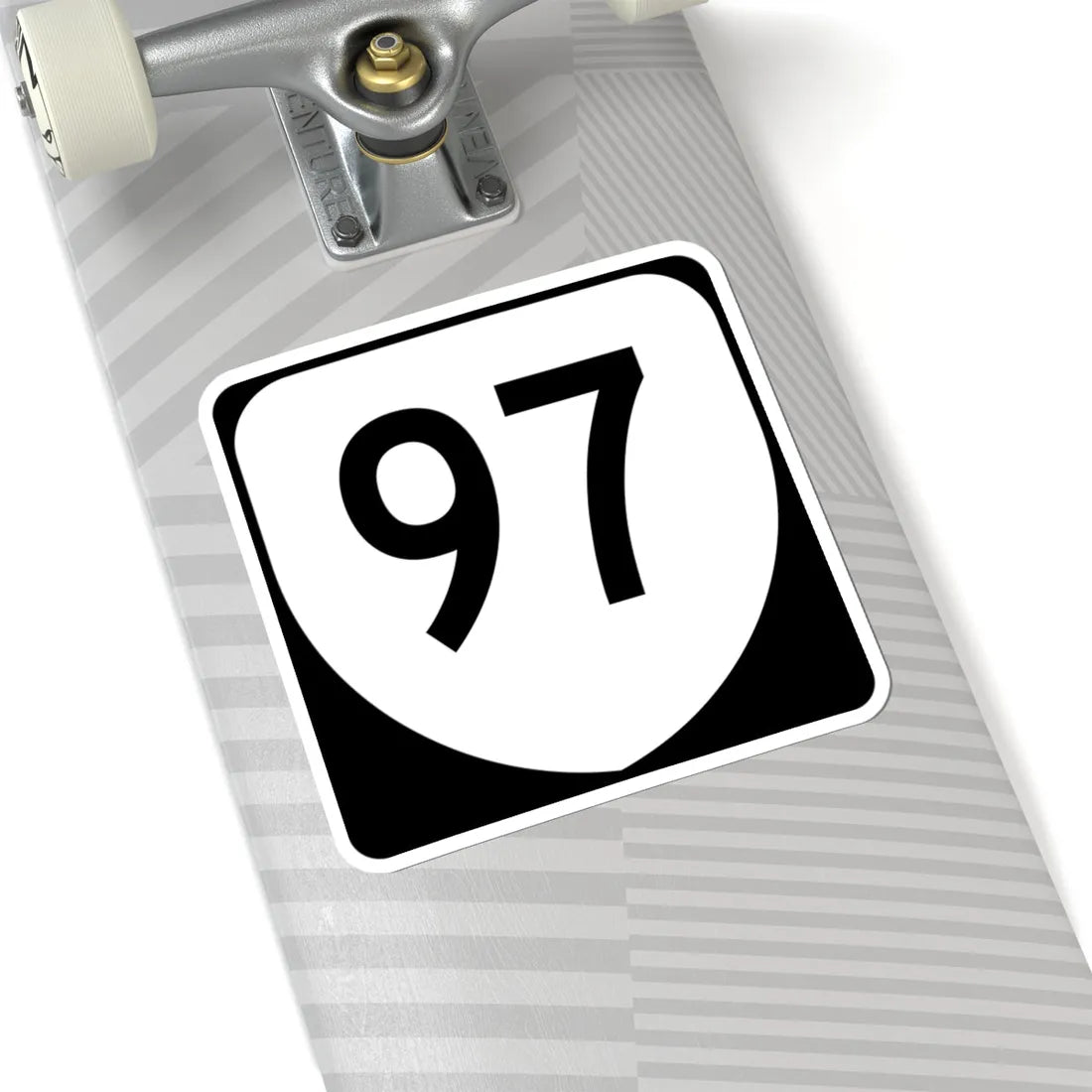 Virginia 97 (Virginia) (Road Sign) STICKER Vinyl Kiss-Cut Decal - The Sticker Space