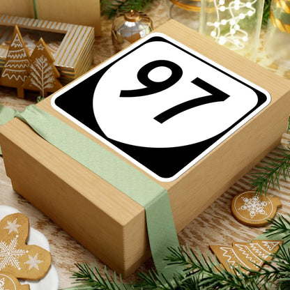 Virginia 97 (Virginia) (Road Sign) STICKER Vinyl Kiss-Cut Decal - The Sticker Space