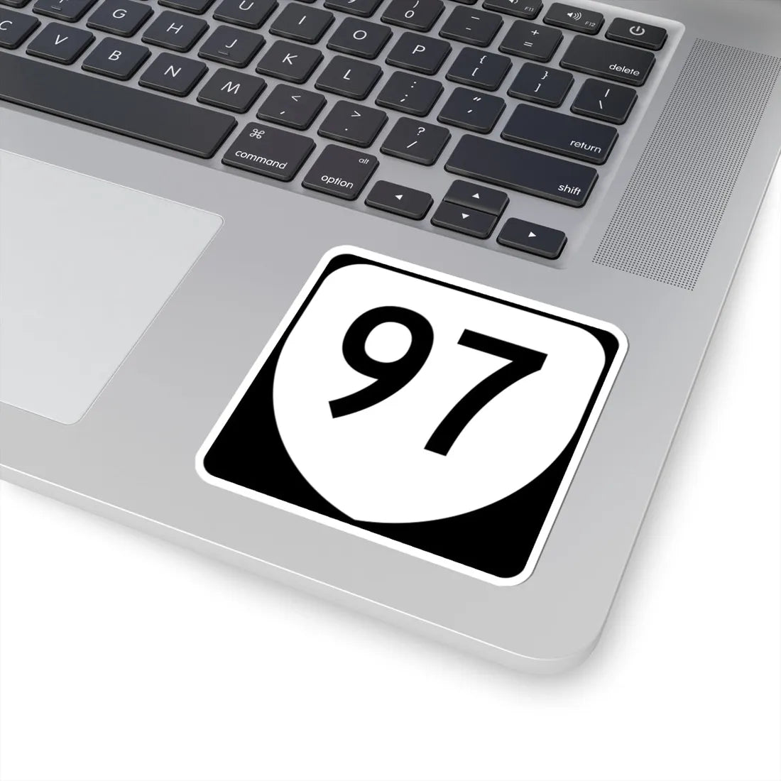 Virginia 97 (Virginia) (Road Sign) STICKER Vinyl Kiss-Cut Decal - The Sticker Space