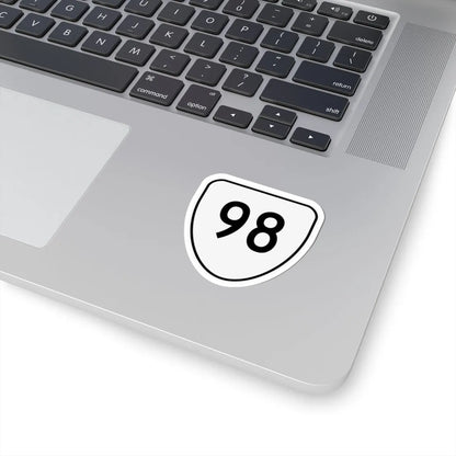 Virginia 98 1956 (Virginia) (Road Sign) STICKER Vinyl Kiss-Cut Decal - The Sticker Space