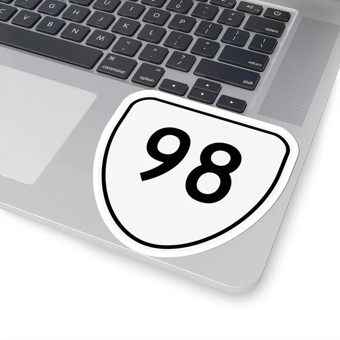 Virginia 98 1956 (Virginia) (Road Sign) STICKER Vinyl Kiss-Cut Decal - The Sticker Space