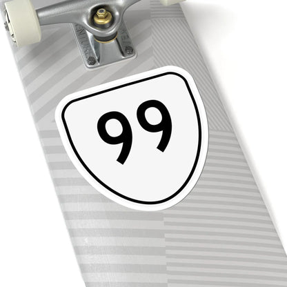 Virginia 99 1956 (Virginia) (Road Sign) STICKER Vinyl Kiss-Cut Decal - The Sticker Space