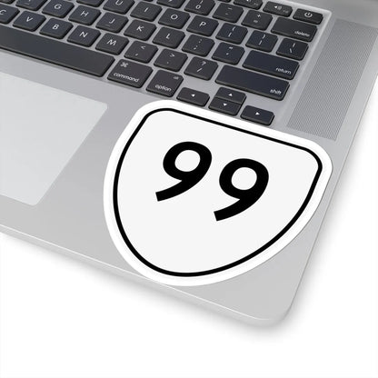 Virginia 99 1956 (Virginia) (Road Sign) STICKER Vinyl Kiss-Cut Decal - The Sticker Space