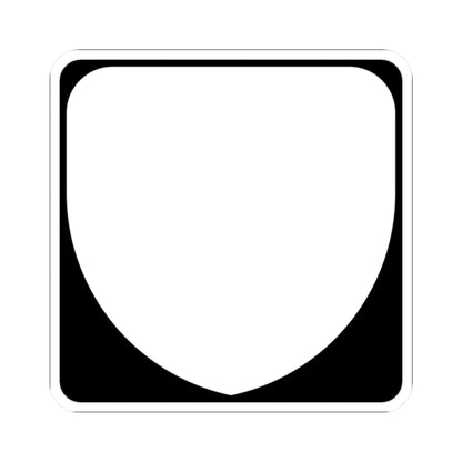 Virginia blank (Virginia) (Road Sign) STICKER Vinyl Kiss-Cut Decal 2 Inch White - The Sticker Space