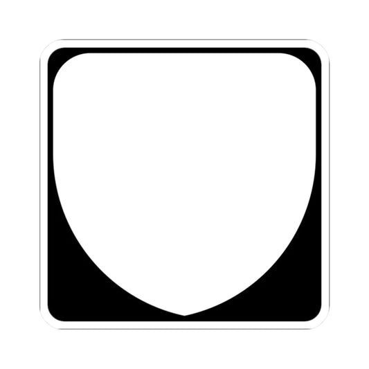 Virginia blank (Virginia) (Road Sign) STICKER Vinyl Kiss-Cut Decal 2 Inch White - The Sticker Space