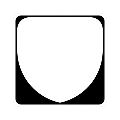 Virginia blank (Virginia) (Road Sign) STICKER Vinyl Kiss-Cut Decal 3 Inch White - The Sticker Space