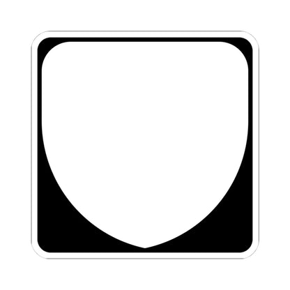 Virginia blank (Virginia) (Road Sign) STICKER Vinyl Kiss-Cut Decal 4 Inch White - The Sticker Space