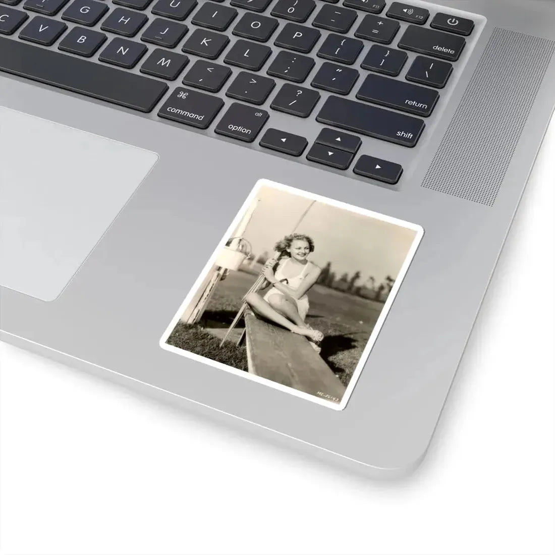 Virginia Grey #100 (Vintage Female Icon) STICKER Vinyl Kiss-Cut Decal - The Sticker Space