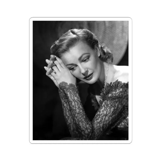 Virginia Grey #20 (Vintage Female Icon) STICKER Vinyl Kiss-Cut Decal 2 Inch White - The Sticker Space