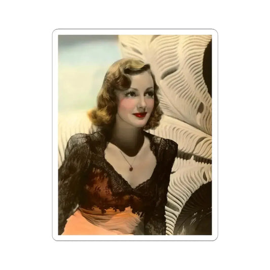 Virginia Grey #45 (Vintage Female Icon) STICKER Vinyl Kiss-Cut Decal 2 Inch White - The Sticker Space