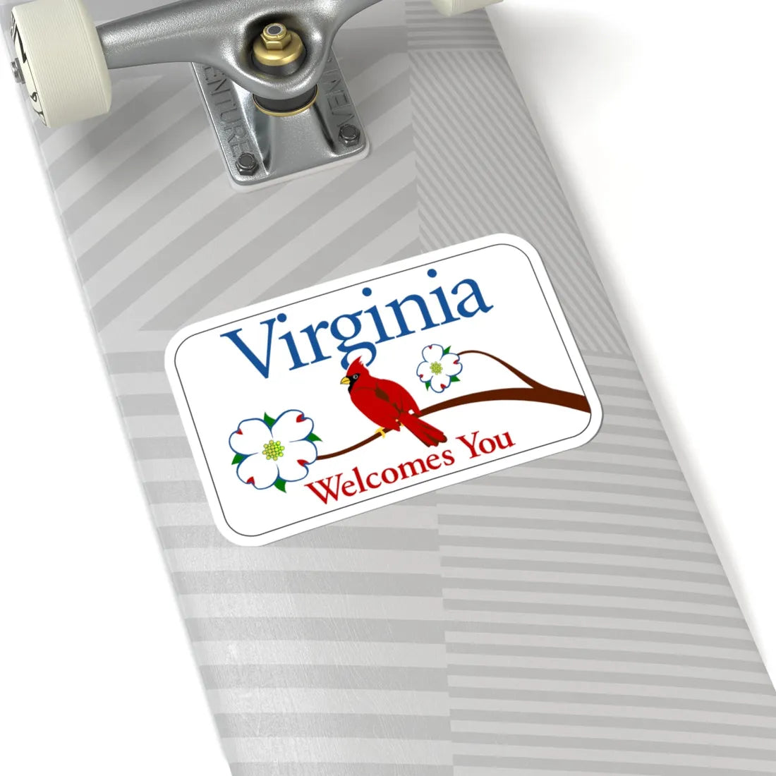 Virginia I-V1 (Virginia) (Road Sign) STICKER Vinyl Kiss-Cut Decal - The Sticker Space