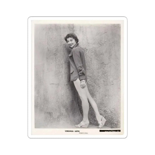 Virginia Leith #21 (Vintage Female Icon) STICKER Vinyl Kiss-Cut Decal 2 Inch White - The Sticker Space