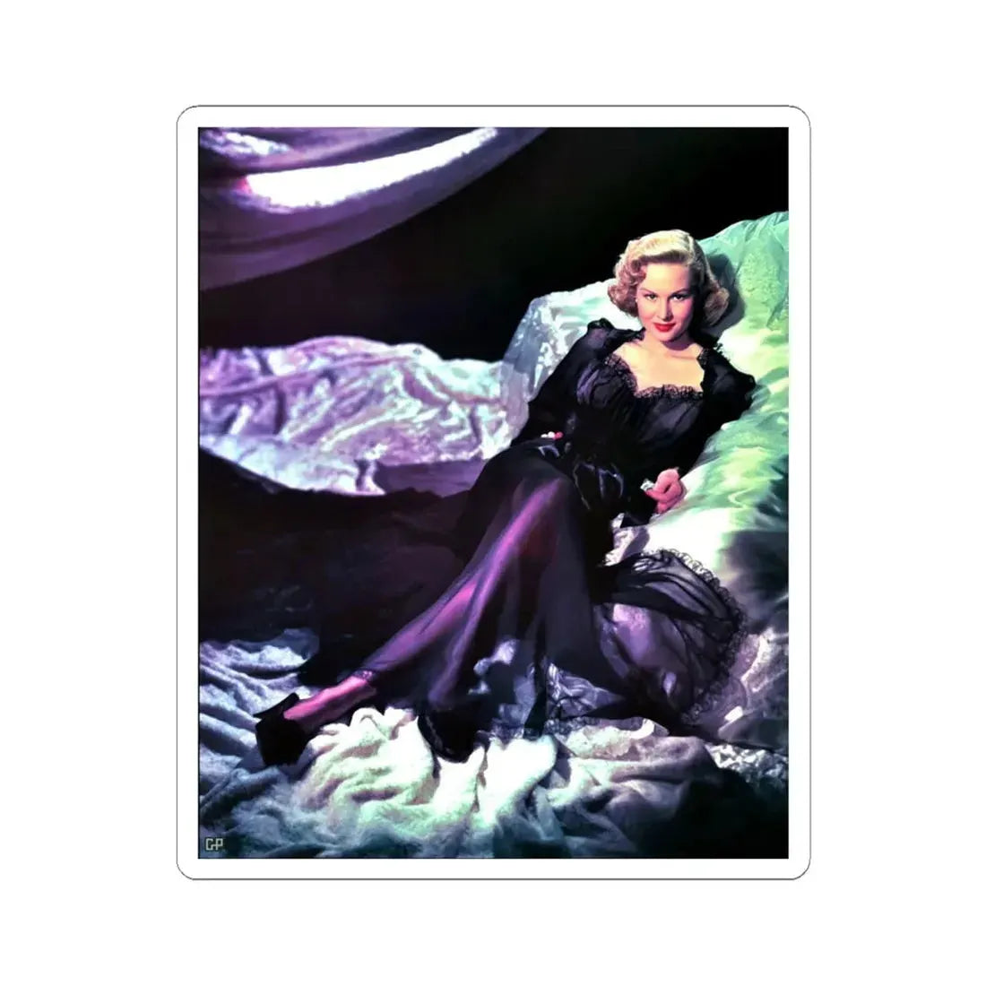 Virginia Mayo #121 (Vintage Female Icon) STICKER Vinyl Kiss-Cut Decal 4 Inch White - The Sticker Space
